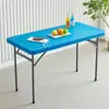 Mesa Plegable Moderna Simple Portátil Mesa de Camping para Exteriores Fabricante Venta al por Mayor Mercado Nocturno Mesa Larga para Montaje de Puesto