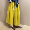 Pantalones de Pierna Ancha de Cintura Alta de Nuevo Estilo para Otoño e Invierno con Forro Polar, Sueltos y Adelgazantes, Versátiles, Favorecedores, Adecuados para Ir al Trabajo, con Cintura Elástica