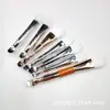 Pincel de máscara dupla face com cerdas macias e ponta de colher para espalhar máscara de lama tipo smear Beauty Spa DIY mistura de máscara fácil de limpar