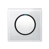 Panel Blanco de Vidrio Templado Versión Hong Kong Enchufe con Interruptor Estándar Británico Tres-Cinco Agujeros Británicos Juego Concavo Simple y Doble