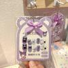 Parche de decoración de uñas para niños, bonito parche de decoración de uñas para niñas, reutilizable y extraíble, venta al por mayor