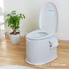 Inodoro calefaccionado de la misma calidad y el mismo modelo de Japón para personas mayores. Inodoro para embarazadas. Silla de baño portátil con cubo para personas con discapacidad.