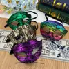 Nueva Máscara de Encaje de Gato Roti con Estampado de Serpiente de Halloween Máscara de Baile de Máscaras de PVC Máscara para Ojos de Disfraz para Ambiente de Fiesta
