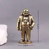 Estátua de Buda Maitreya em Latão Puro, Presente Vintage Cultural e Criativo, Decoração de Casa, Animal de Chá para Mesa, Artesanato, Ornamento Feng Shui