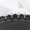 Aretes Casuales Nicho Elegantes de Alta Gama Aguja de Plata S925 Zircón para Mujer Exquisitos Aretes de Perlas Clips para Orejas Sin Perforar