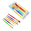 Pincel de Esponja para Pintura Infantil Selo de Eva Ferramentas de Material de Arte Rolo Gráfico Halloween Pintura Grafite Atacado