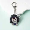 Llaveros Acrílicos de Merchandising del Anime Kimetsu no Yaiba Cuidadosamente Seleccionados: Llaveros Colgantes de Yiyong, Muichiro, Mariposa Shinobu