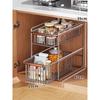Estante extraíble de almacenamiento para debajo del fregadero de cocina, gabinete, cesta extraíble, organizador para tazones y platos, estante para condimentos, cajón de almacenamiento para debajo del fregadero