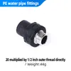 Accesorios de Plomería de PE Negro Codo de Tubería de Suministro de Agua Juntas en T