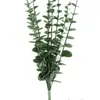 Dinheiro de simulação folhas de eucalipto casamento casa hotel arranjo de flores ornamentos adereços transfronteiriço planta verde artificial decoração