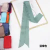 200cm * 5cm Europeo y Americano Monocromo Color Sólido Hecho a Mano Cinta Alargada Bolsa de Atar Bufanda Pequeña Profesional Bufanda Bufanda Bufanda