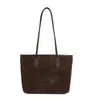 Bolsa Tote Grande de Estilo Coreano de Gran Capacidad para Viajes Diarios para Mujeres 2026 Nueva Moda Retro Bolso de Hombro Debajo del Brazo Bolso de Mano para Mujer