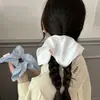 Novo Lenço Quadrado de Cetim Coreano e Japonês Scrunchie para Mulheres, Acessório de Prendedor de Cabelo Grande Estilo Coreano de Alta Qualidade