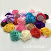Em estoque 3,5cm botão três-dimensional rosa bud feito à mão DIY buquê de noiva corsage adorno de cabeça acessórios para vestuário