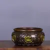 Cornucópia de Cobre Puro Ornamentos de Latão Antigo Decoração Sólida para Escritório Casa Sala de Estar Entrada Presente de Inauguração