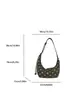 Bolso de Axila de Lunares Fresco y Dulce para Mujer 2026 Principios de Otoño Elegante Bolso de Albóndiga Plegado de Nicho Bolso de Hombro Único Versátil para el Trabajo