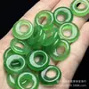 Hebilla de Princesa Transparente Hielo 20 mm Hebilla de Paz Hebilla Excéntrica Pendientes Colgante Joyería de Jade DIY Pasador de Pelo Pendientes Accesorios de Jade