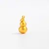 Acessórios Lu Gufa Banhados a Cobre Dourado Pulseira Colar DIY Pingente de Cabacinha Boca Reta Sólida Venda por Atacado
