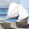 Cama de Exterior, Cadeira de Salão, Pátio de Jardim, Sofá Ninho de Pássaro, Praia ao Ar Livre, Varanda, Piscina, Cama Redonda Grande Preguiçosa para Exterior