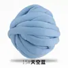 Tiras de Lana Gruesa Hechas a Mano Islandesas con Relleno Central, Cojín Tejido a Mano, Cama para Gatos, Cama para Perros, Corralito para Bebés, Línea Anticolisión