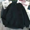 Suéter masculino primavera e outono Americana marca de moda retrô Ruan bonito pesado all-match solto estudante casual casaco top roupas