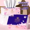 24 Paquetes de Papel de Seda Flor de Cerezo, Caja Completa, Servilletas de Mano Espesadas de Cuatro Capas, Paquete Económico para el Hogar, Pañuelos Sanitarios