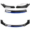 Modificación de Coche Universal Patrón de Fibra de Carbono Spoiler Frontal para Cívic de Décima Generación, Lip Frontal Dedicado para Parachoques, Protector de Esquina Anticolisión, Parachoques Delantero