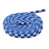 Cordones de Moda Kulujin Planos Bicolor con Patrón de Cuadros de 0.8 cm Adecuados para Zapatos Casuales, Tenis y Zapatos de Skate