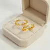 El Mismo Estilo que el de la Joyería, el Brillante Rompehielos Anillo de Calabaza de Cuatro Hojas, Anillo de Trébol de la Suerte, Simple y Elegante, Accesorio Versátil para la Mano