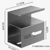 Caja de pañuelos multicapa de pared de fábrica, caja de pañuelos para inodoro sin taladro, caja de pañuelos para baño de 3 capas, caja de toallitas húmedas