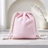 En Stock Bolsa de Cordón Lisa Bolsa para Almacenar Arroz Bolsa Desplegable para Almacenar Harina Bolsa para Empacar Joyería Auriculares Personalizable