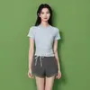 Traje de baño de dos piezas para mujer, Nuevo estilo conservador de moda, Adelgazante y que oculta el abdomen, Color acuarela, Traje de baño de poliéster de alta gama para mujer 9226
