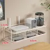 Estante para Colocar Router Estante de Almacenamiento WiFi Fijador Pegatina para Montar en Pared Soporte Set-Top Box Caja de Almacenamiento sin Perforaciones Soporte