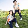 Uniformes Escolares de Primavera, Otoño y Verano para Niños Nuevos Ropa Deportiva Uniformes de Clase de Primaria Conjunto de Uniformes de Jardín de Infancia de Dos Piezas