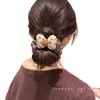Scrunchie Estilo Coreano com Laço e Estampa de Flores para Mulheres 2026 Novo Estilo Elástico de Cabelo para Coque Elástico Alto Corda de Cabelo Acessório de Cabelo