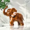 Etiquetagem Transfronteiriça em nome da estátua de animal de madeira impressão plana 2D decoração de mesa para casa presentes