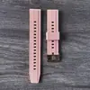 18/20 mm Adecuado para Huawei Gt2/Gt3/Watch Smart Watch Correa de Silicona (Hebilla de Oro Rosa)
