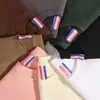 Comercio Exterior 300g Peso Pesado Talla Americana Camiseta de Manga Corta 100% Algodón Color Sólido Ropa de Trabajo Camisa Cultural Camisa Publicitaria Camiseta de Cuello Redondo