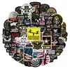 50 piezas venta caliente transfronteriza pegatinas de marca de moda graffiti conmemorativo de veteranos pegatinas decorativas para funda de teléfono móvil, patineta, computadora, equipaje