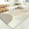Tapete sala de estar sofá mesa de centro tapete estilo moderno minimalista tapete de sala de estar quarto tapete de chão área grande cobertura total