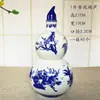 Cerámica Jingdezhen Olla Vacía para Vino Botella de Vino Calabaza 0.50kg 1.00kg 1.50kg 2.50kg 5.00kg Tarro Sellado Tarro Doméstico para Almacenamiento de Vino