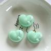 Rosto brilhante amor ponto de exclamação Macaron DIY resina jóias acessórios buraco sapatos chaveiro material feito à mão Norte 18