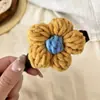 Grampo Banana de Camurça Multicamadas Estilo Coreano Outono Inverno de Alta Qualidade para Cabelo Feminino Clip para Parte Traseira do Cabelo Clip para Rabo de Cavalo Acessórios de Cabelo