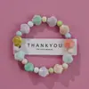 Pulsera de cerámica de Jingdezhen, nueva y que no se decolora, para estudiantes mujeres, pulsera de cuentas de estilo antiguo, pulsera de cerámica fresca y moderna