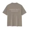 Essentials Nueva Marca de Moda Estadounidense Camiseta Casual Holgada de Manga Corta de Verano Ropa Versátil para Hombre de la Calle