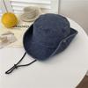 Chapéu Vintage Nicho Abas Largas Cowboy Ocidental Pescador Infantil Versátil Protetor Solar Chapéu de Pesca ao Ar Livre Chapéu Balde Masculino para Passeios