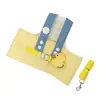 Conjunto de coleira para animais de estimação, incluindo uma coleira peitoral, chapéu de gato, roupas para cachorro e uma guia para passear com seu cachorro ao ar livre.; adequado para cães pequenos, com um chapéu de proteção solar e um design fofo # #