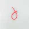 Corbatas de Cable de Silicona de Colores, Organizadores de Cables Reutilizables, Llaveros, Correas de Bloqueo Automático, Duraderas, Disponibles en Múltiples Colores