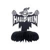 Horror Halloween adornos de papel con purpurina negra al por mayor adornos accesorios decoración ambiente lugar fiesta