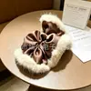 Scrunchie de pelúcia da moda francês para mulheres, elástico de cabelo fofo de alta qualidade, acessório de cabelo, em estoque atacado